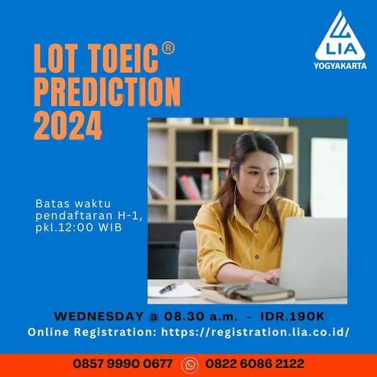 Tes TOEIC Di Yogyakarta tes toeic