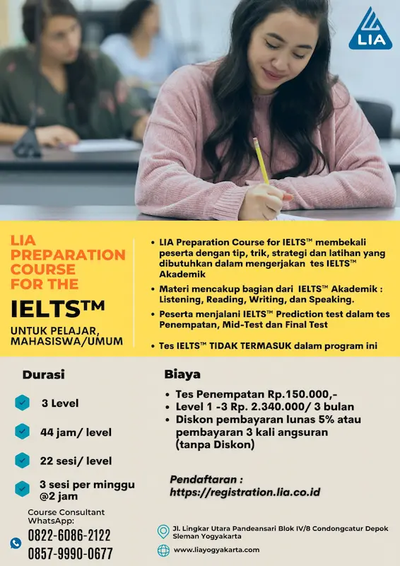 Tes IELTS Yogyakarta | Info & persiapan Lengkap tes ielts yogyakarta